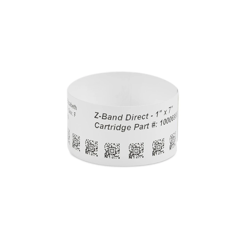 WRISTBAND POLYPROPYLENE 1X7IN (25.4X17