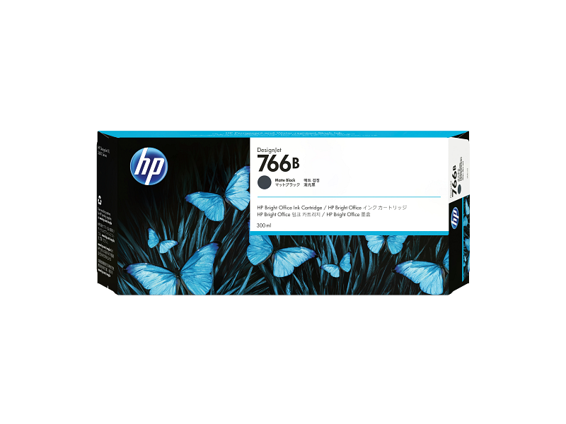 HP 766B 300ML MATTE BLACK INK CARTRIDGE