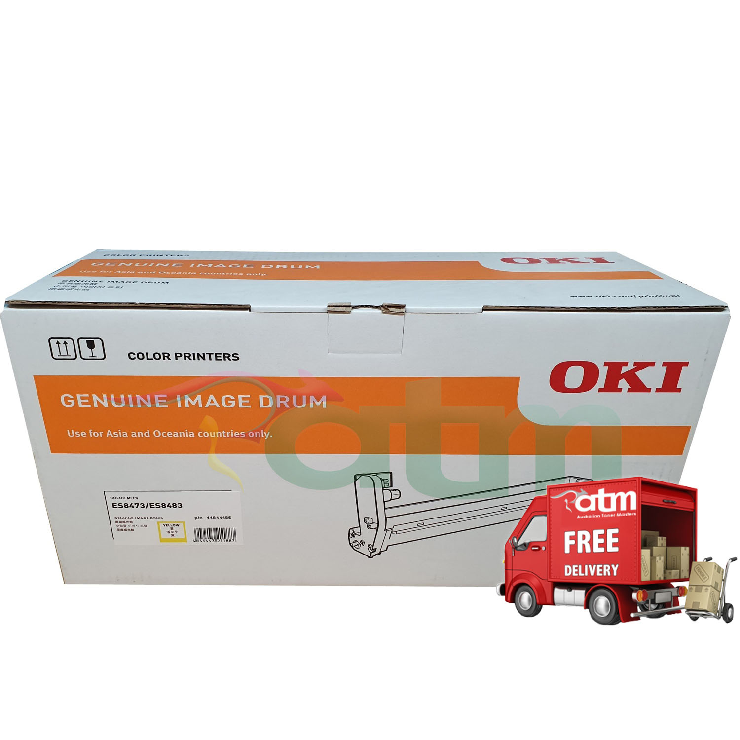 Oki Ep Cartridge (Drum) For ES8473 Yellow 30000