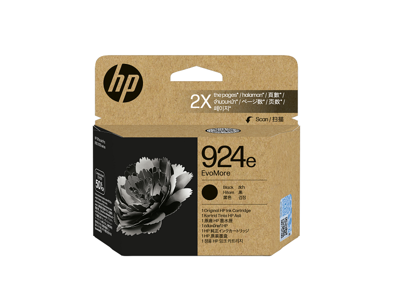 HP 924e EvoMore Black Original Ink Cartridge