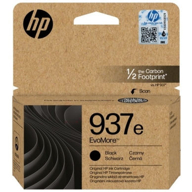 HP 937e EvoMore Black Original Ink Cartridge