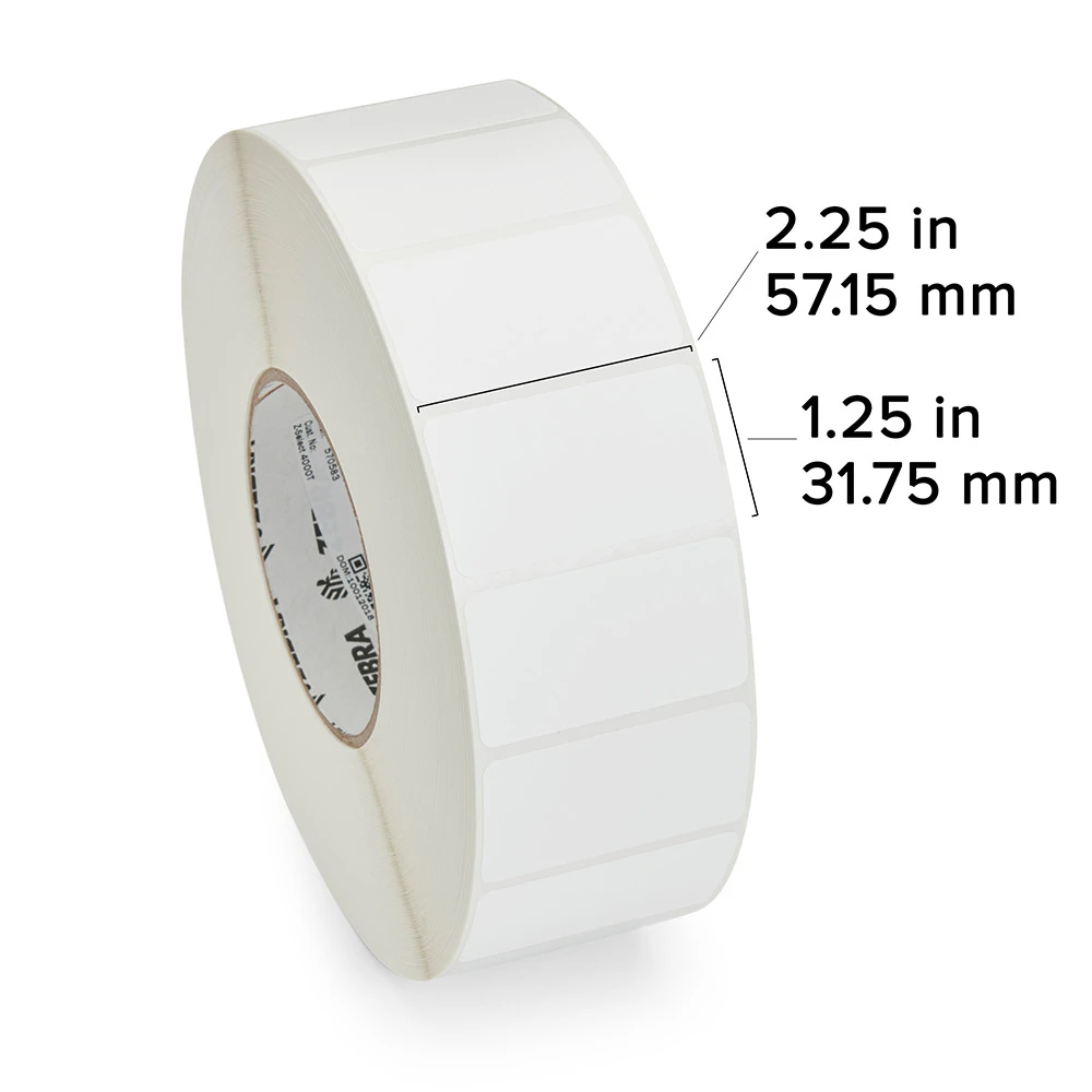 Label Paper 2.25x1.25in (57.2x31.8mm)