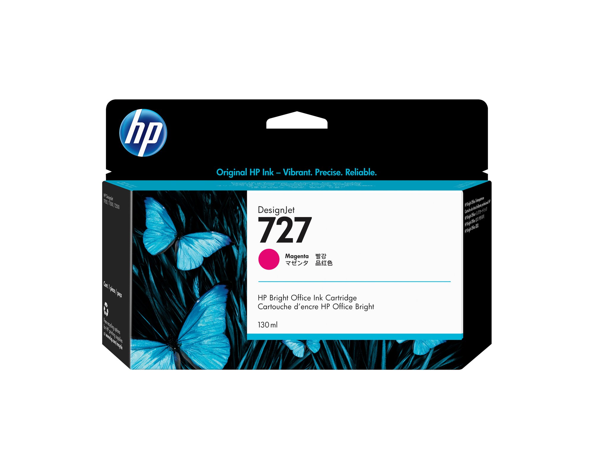 727 130ml Magenta Ink Cart B3P20A