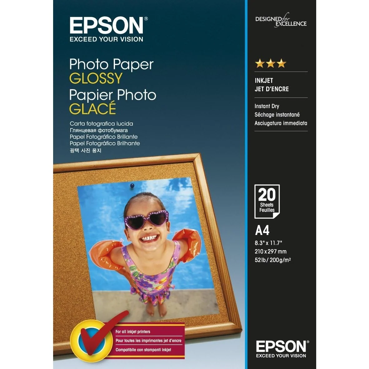 Epson Photo A4 Pap  C13S042538