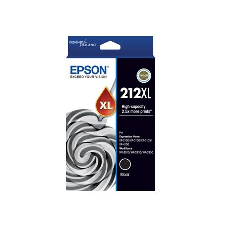 Epson 212XL Black High Yield Ink Cartridge