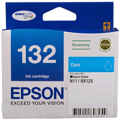 132 ECONOMY CYAN INK CARTRIDGE
