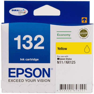 132 ECONOMY YELLOW INK CARTRIDGE