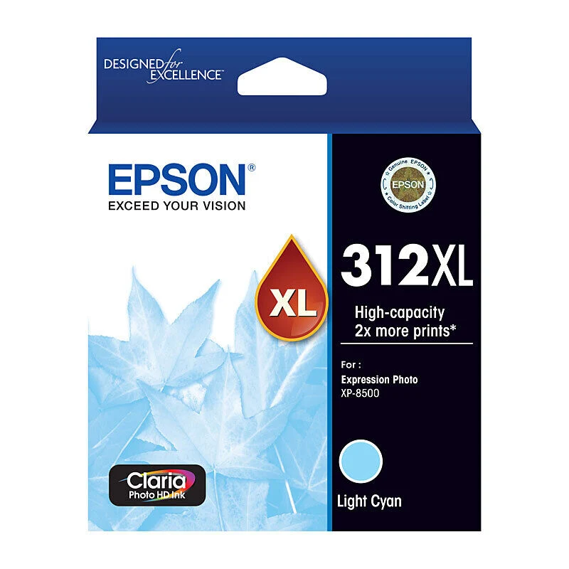 312XL LIGHT CYAN INK CLARIA PHOTO HD