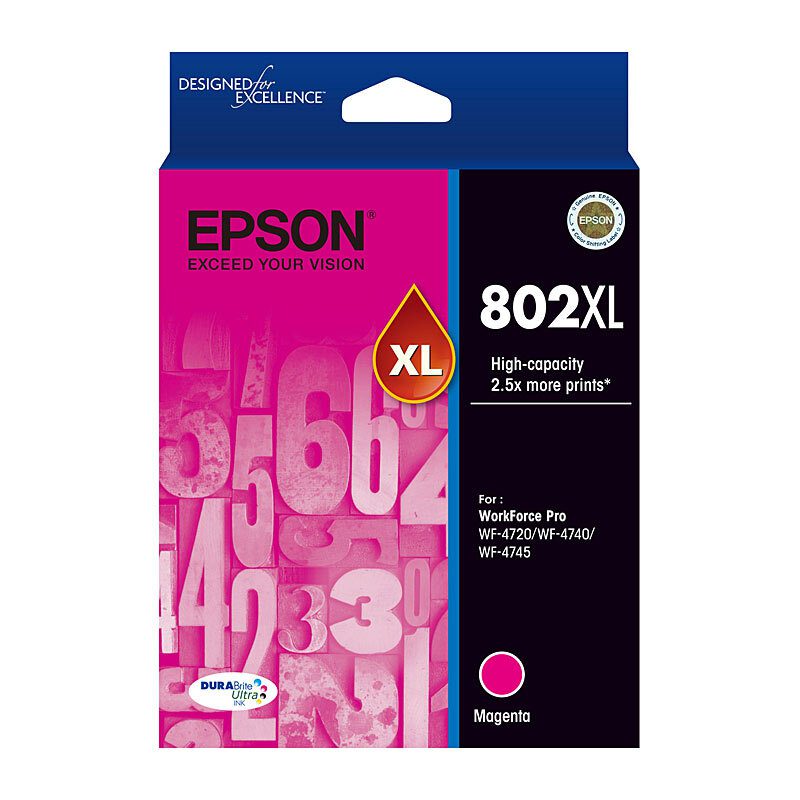 802XL MAGENTA DURABRITE INK