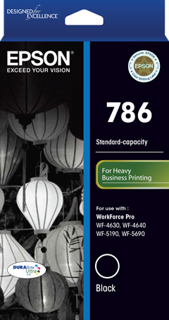 786 Std Blk DURABrite ink (900 page yiel