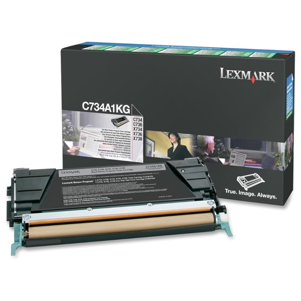 Lexm C734 Black Toner Cart