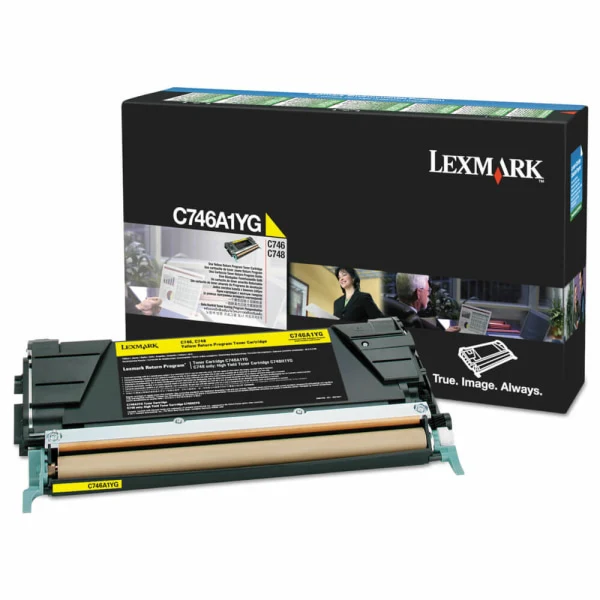 Lexm C746A1YG Yell Pre Cart