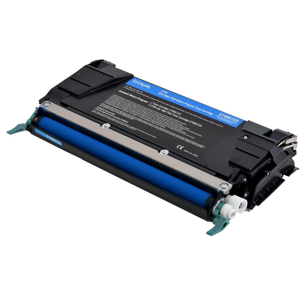 Lexm C748H1CG HY Pre Cyan Cart