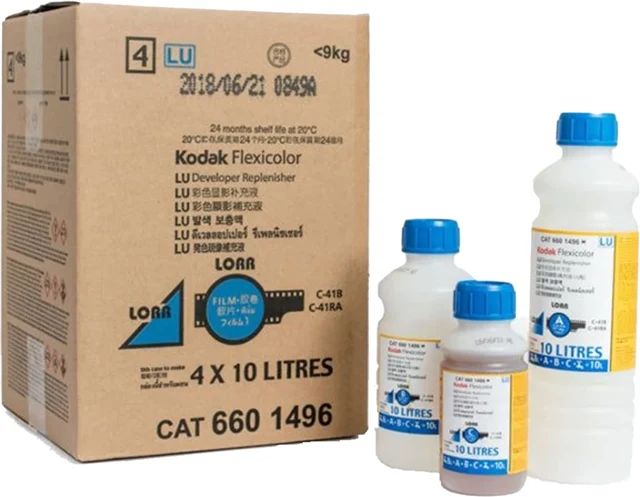 Kodak Flexicolor Developer Replenisher LORR 10 Litre (Box of 4)