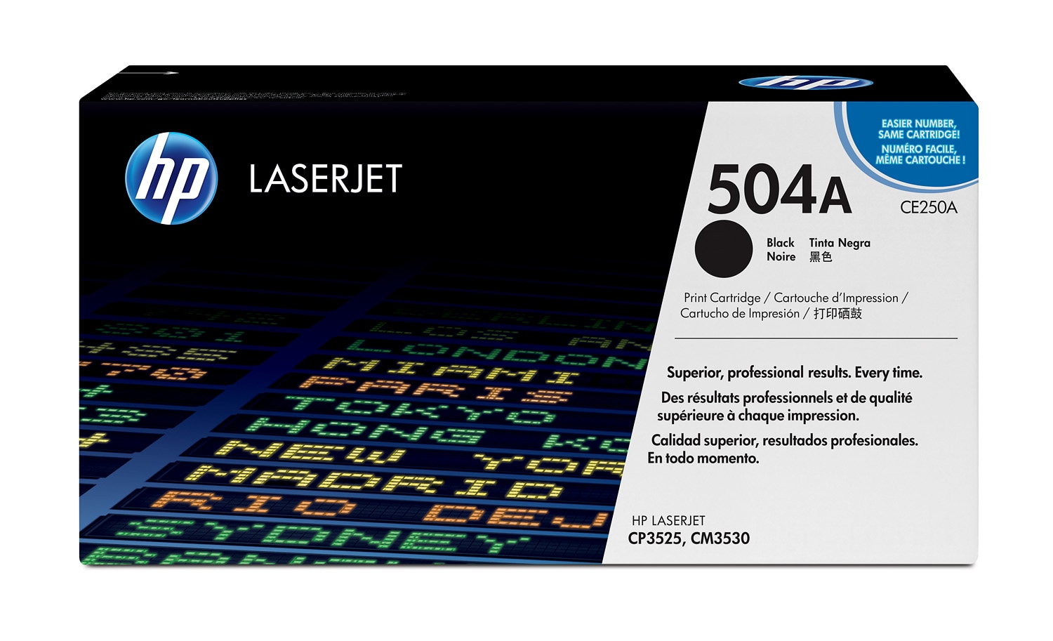 504A BLACK LJ TONER CART CE250A