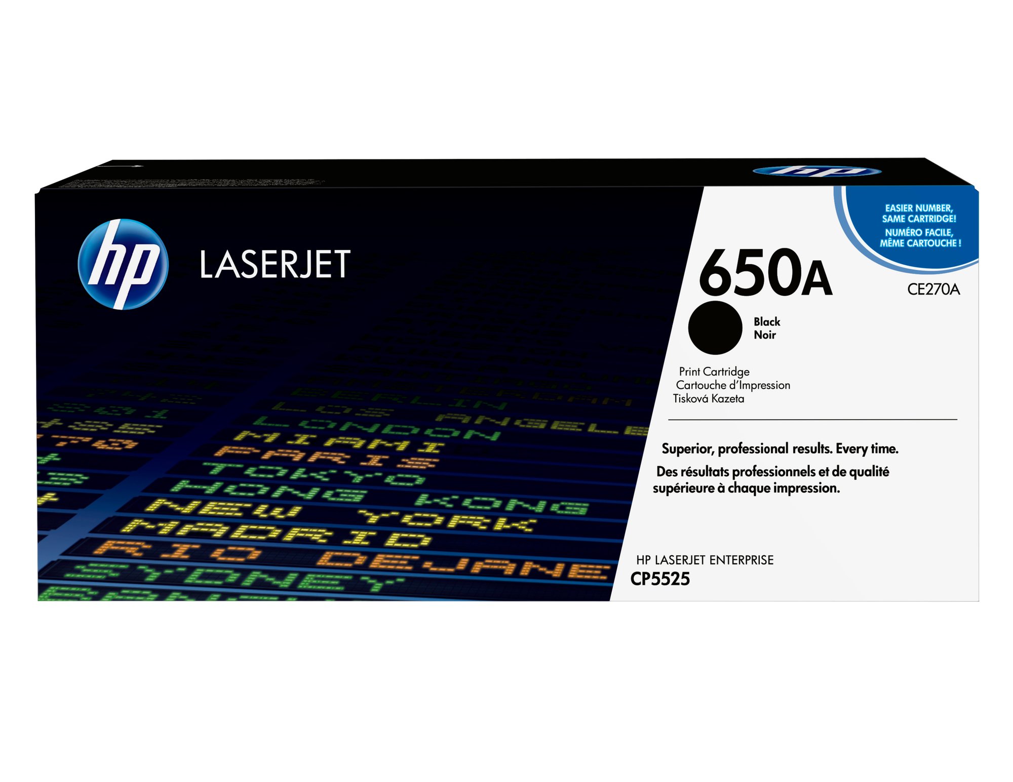 HP 650A Black Toner