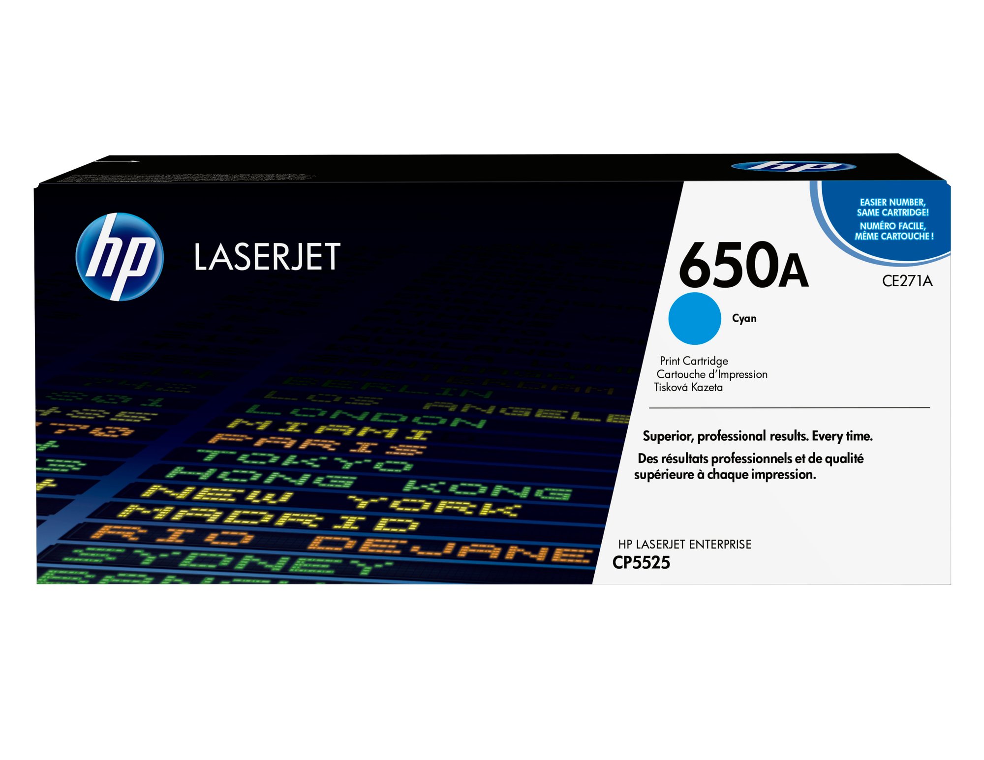 HP 650A Cyan Toner