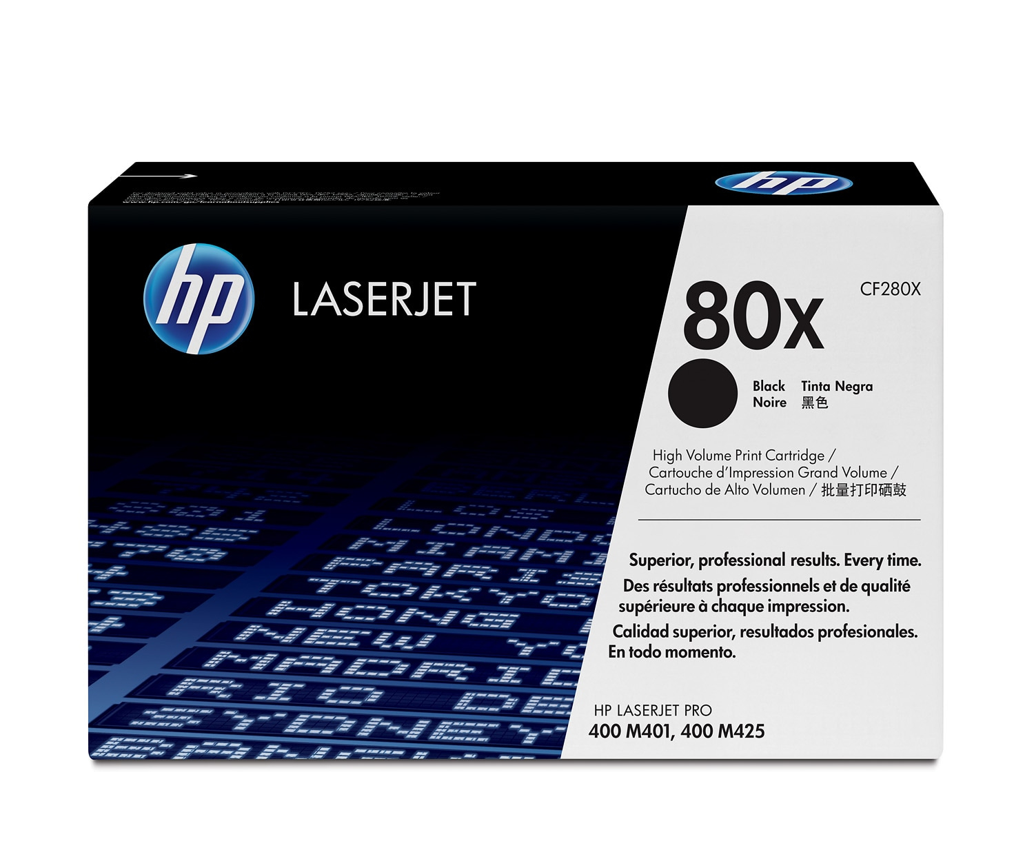 HP 80X Black High Yield Toner