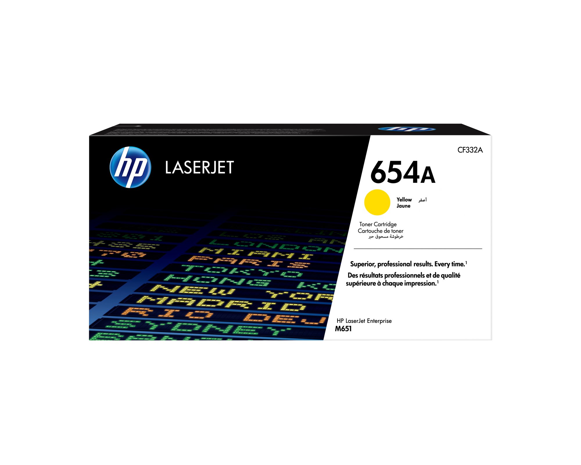 654A YELLOW LJ TONER CART CF332A