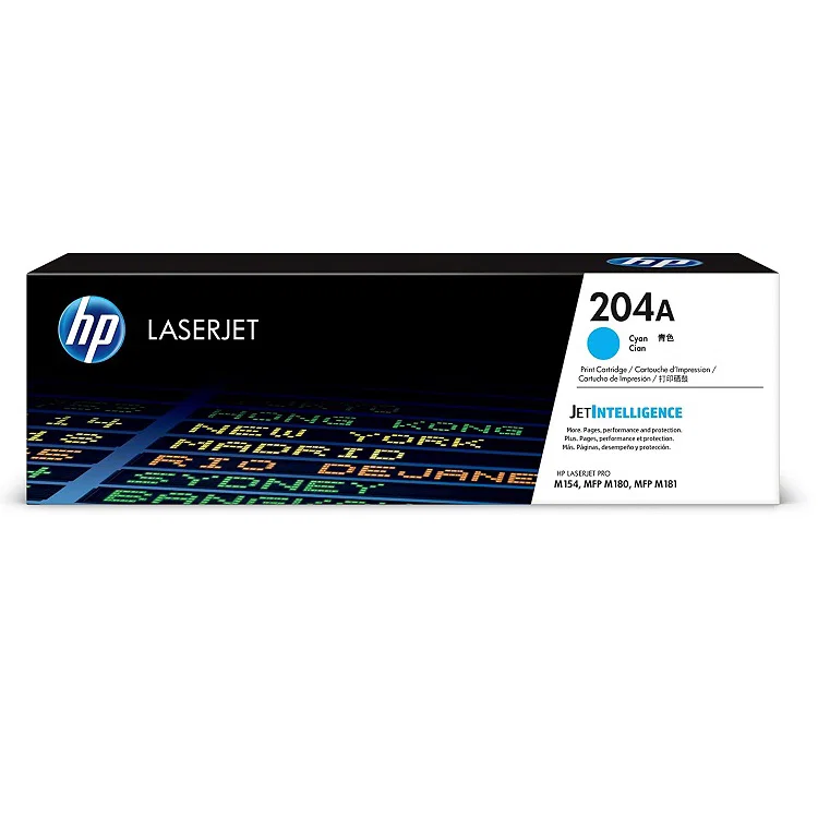 HP 204A Cyan LaserJet Toner Cartridge