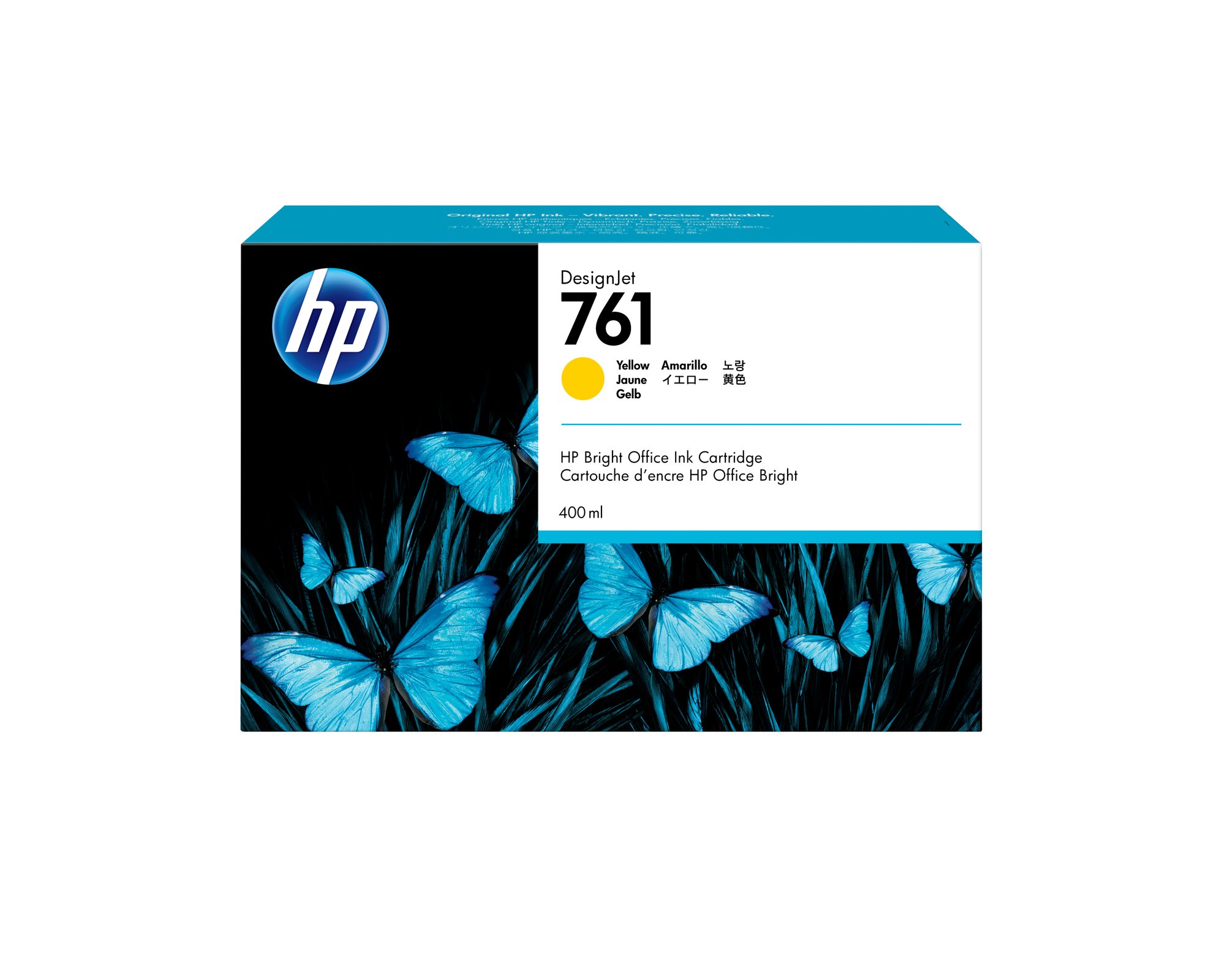 HP 761 400ml Yellow Ink Cartridge