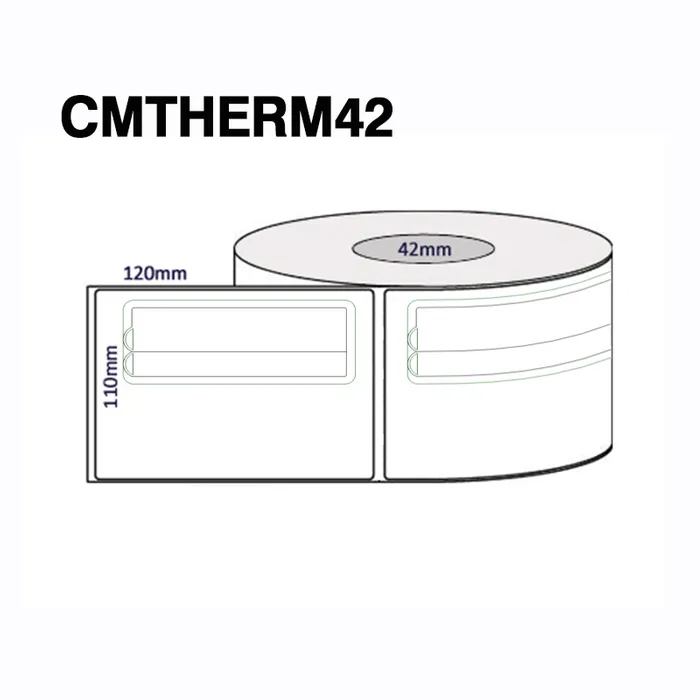 Direct Thermal Paper Labels-400 Per Roll
