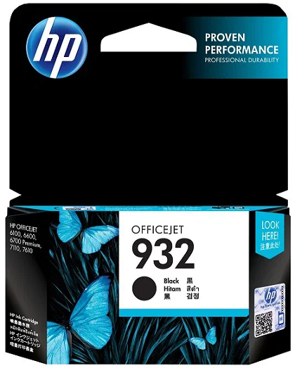 HP #932 Black Ink Cart CN057AA