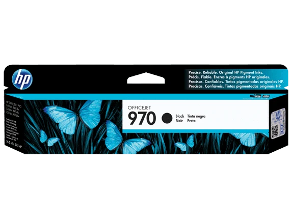 HP #970 Black Ink Cart CN621AA