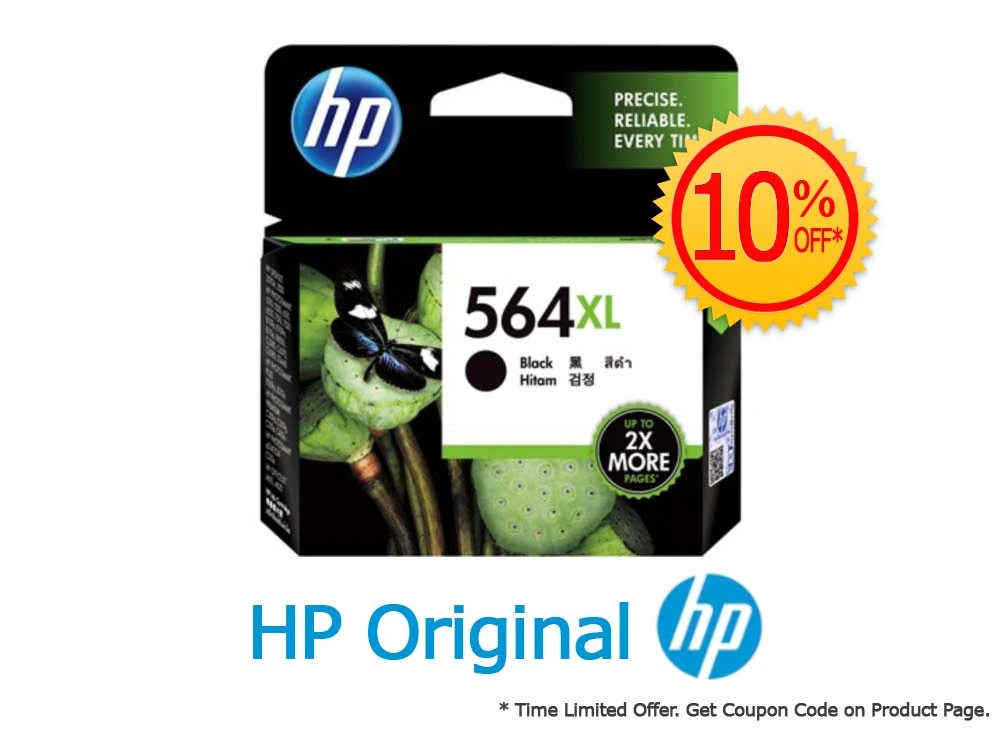 HP 564XL High Yield Black Ink Catridge