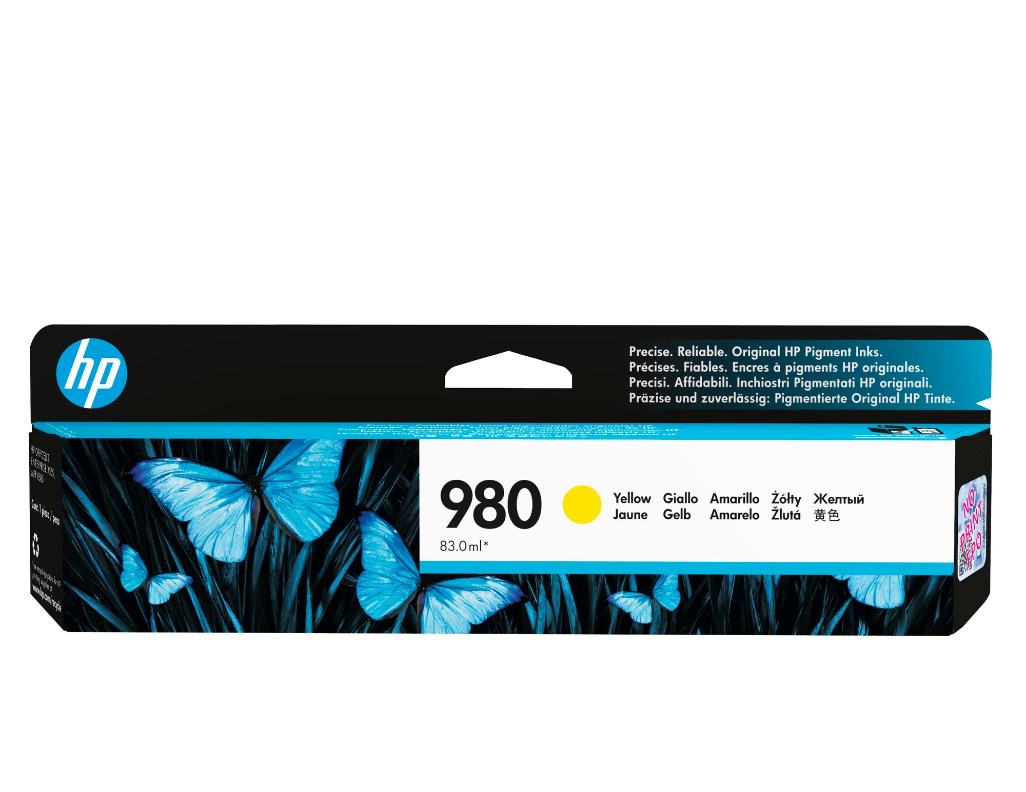 980 YELLOW INK CART D8J09A