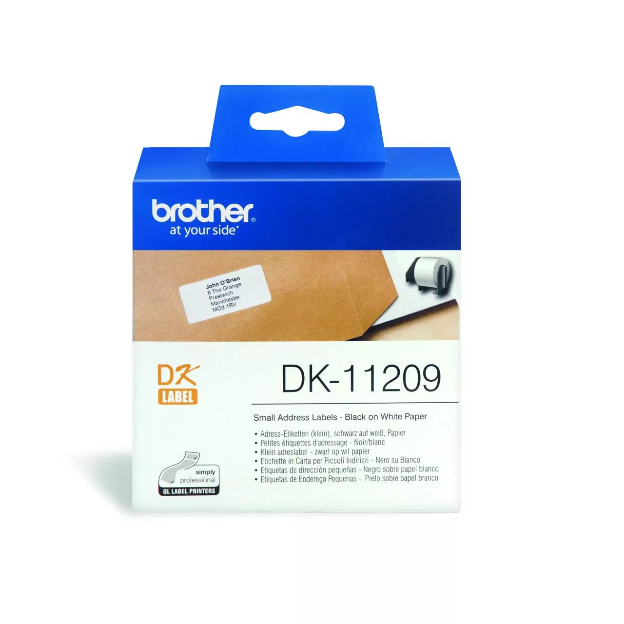Brother DK11209 800 Small Address Labels 29mm x 62mm