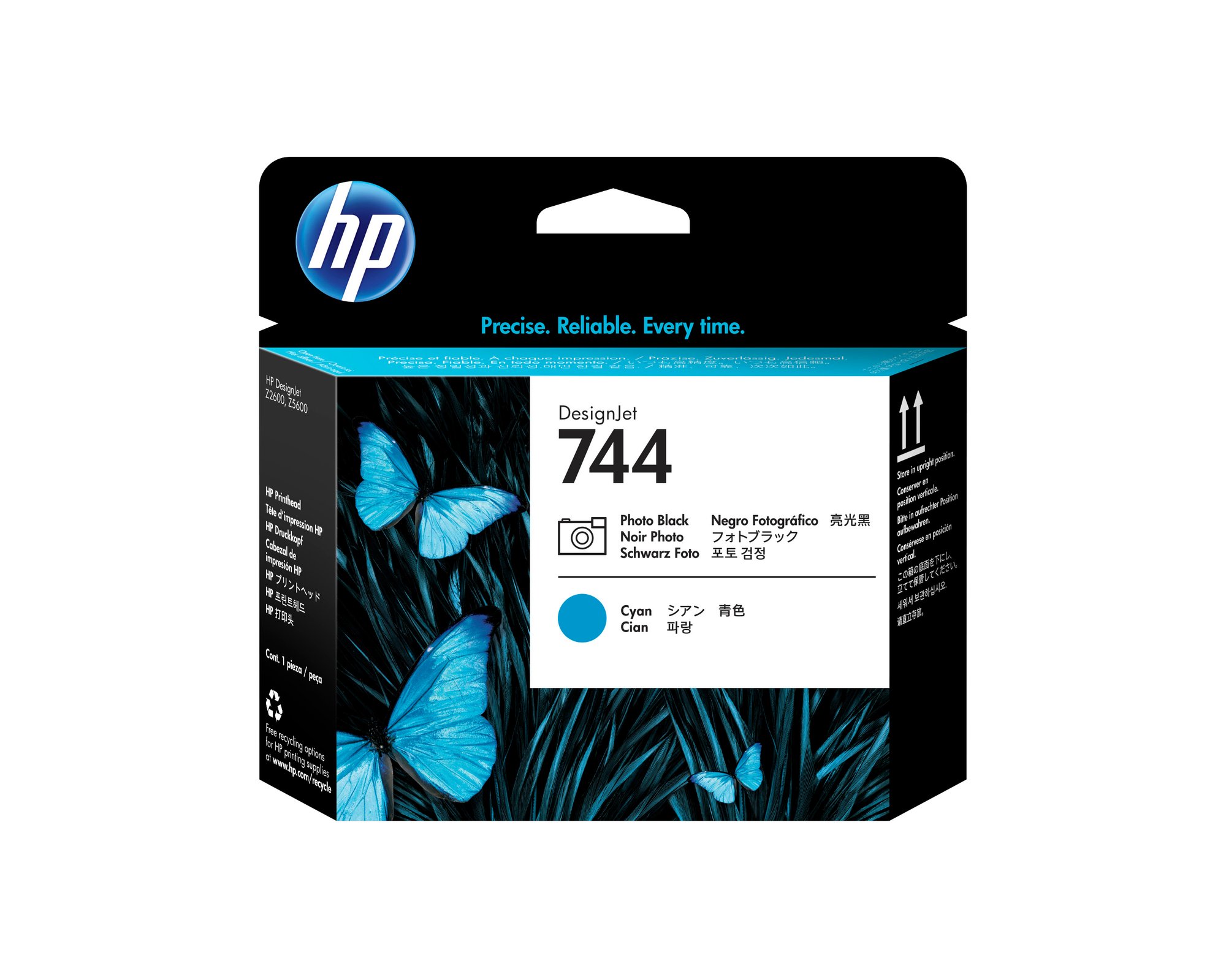 744 PHOTO BLACK  CYAN PRINTHEAD