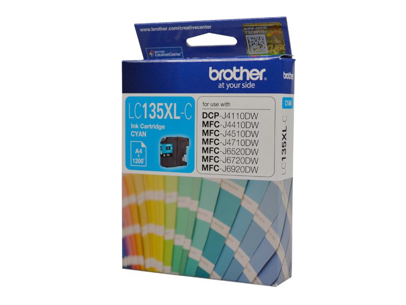Brother LC135XLC Cyan High Yield Ink Cartridge