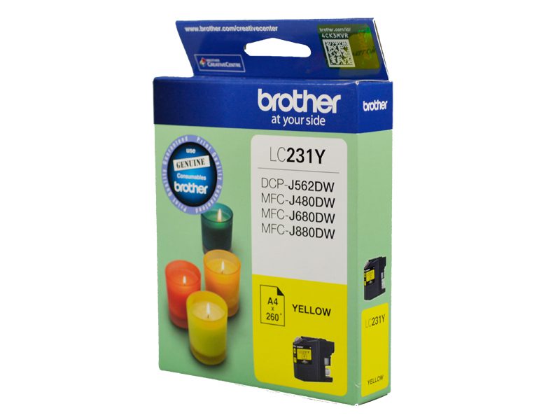 Brother LC231Y Yellow Ink Cartridge