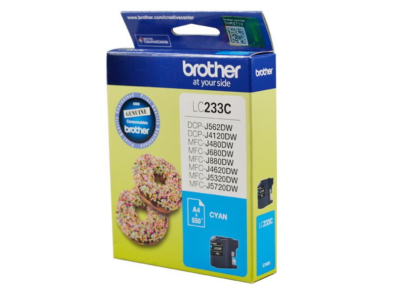 Brother LC233C Cyan Ink Cartridge