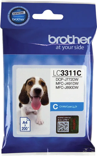 Brother LC3311C Cyan Ink Cartridge