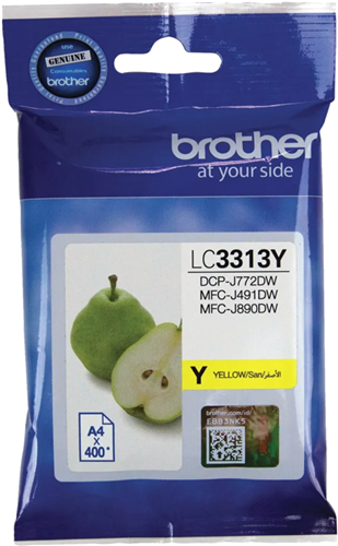 Brother LC3313y Yellow Ink Cartridge High Yield