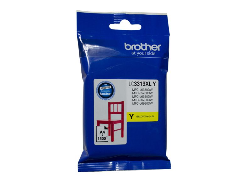 Brother LC3319XLY Yellow High Yield Ink Cartridge