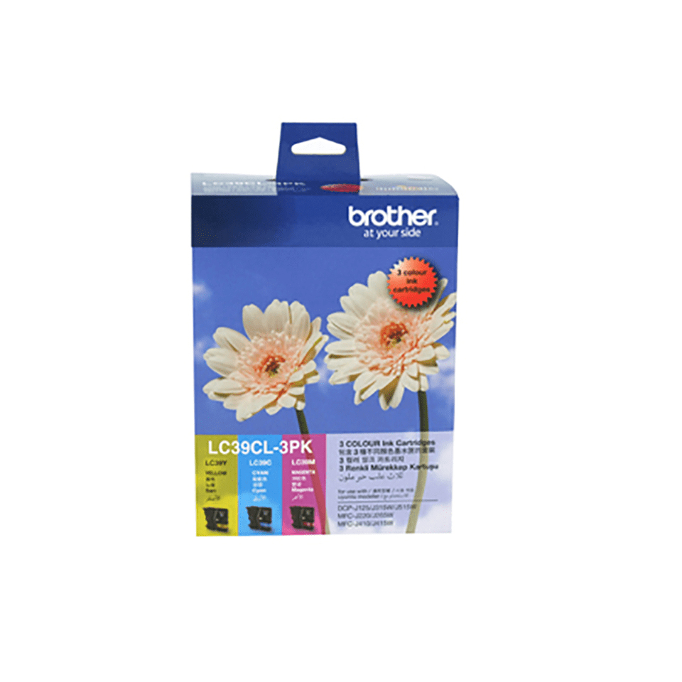Brother LC39CL3PK CMY Colour Ink Cartridges (Triple Pack)