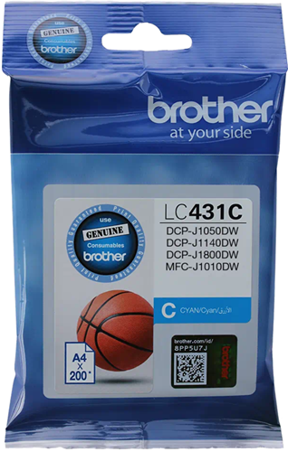 Brother LC431C Cyan Ink Cartridge