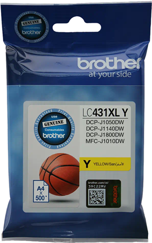 Brother LC431XLY Yellow High Yield Ink Cartridge