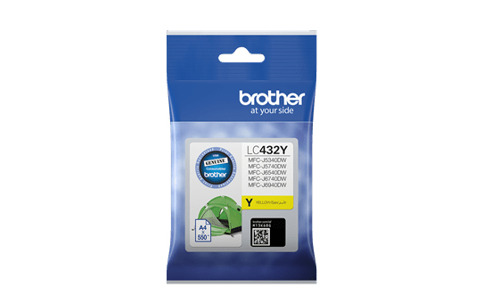 Brother LC432Y Yellow Ink Cartridge