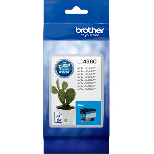 Brother LC436C Cyan Ink Cartridge