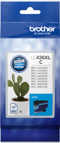 Brother LC436XLC Cyan Ink Cartridge