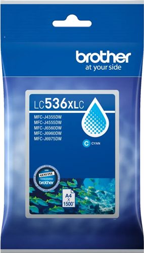 Brother LC536XLC Cyan Ink Cartridge