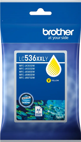 Brother LC536XXLY Yellow Ink Cartridge