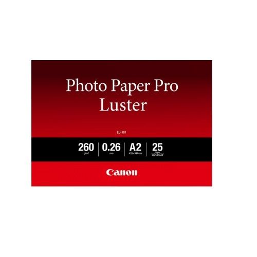 Canon LU-101 A2 Luster 260gsm Photo Paper Pro - 25 Sheets