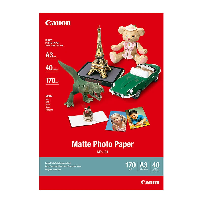 Canon MP-101 A3 Matte 170gsm Photo Paper - 40 Sheets