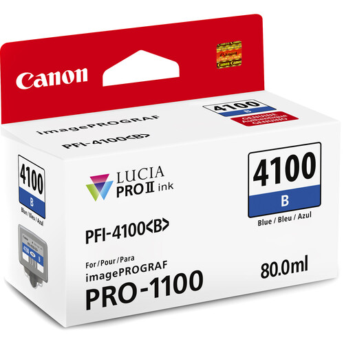Canon PFI4100 Blue Ink Cart