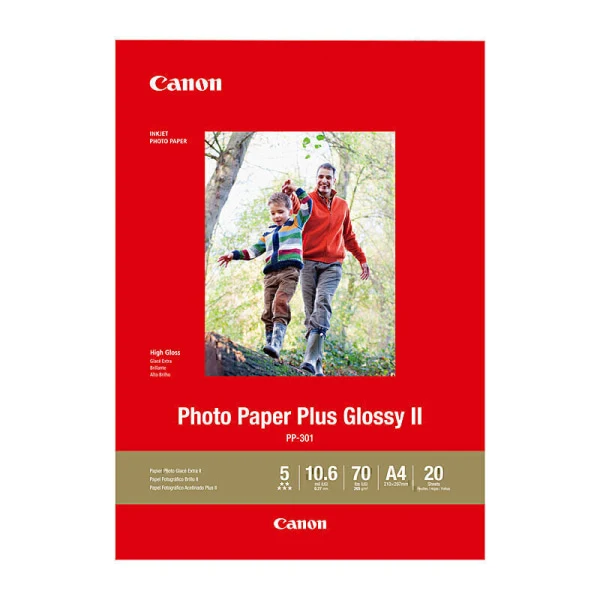 Canon PP-301 A4 Glossy II 275gsm Photo Paper - 20 Sheets